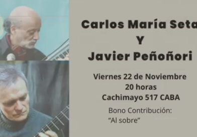 GUITARRAS DECIDIDORAS | 22 de noviembre | 20:30 hs | Cachimayo 517 | CABA